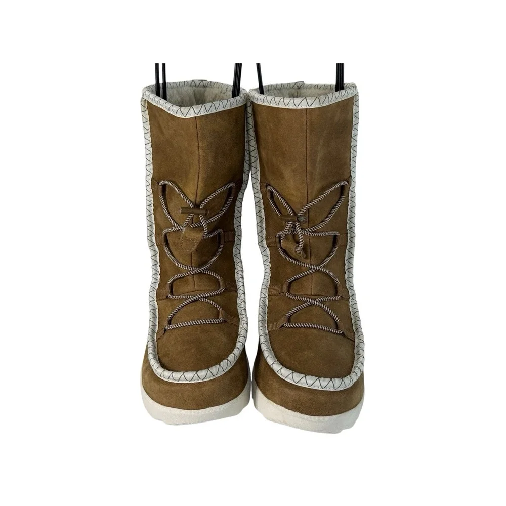 The‎ North Face ThermoBall Lace-Up Brown Snow Boots Women's Size 7 No Box